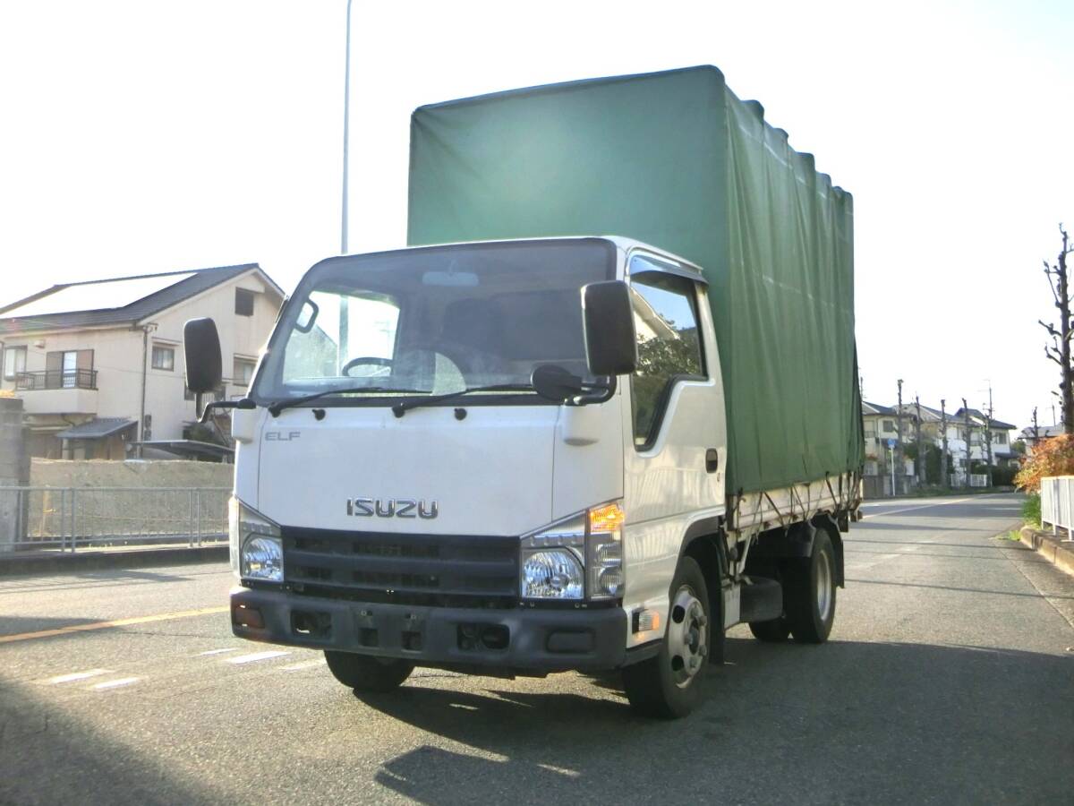 3つの約束☆絶対に安い☆程度の良いトラック☆スピーディー納車☆H25年式☆3ペダル5速☆幌☆最大積載量2トン☆4JJ1☆予備検査付拍卖