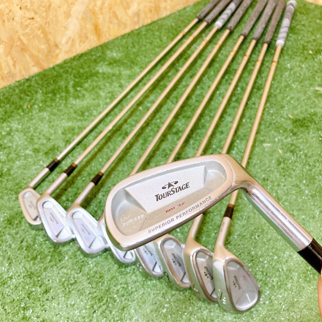 ブリヂストン Tourstage NB-32 9本セット アイアン拍卖