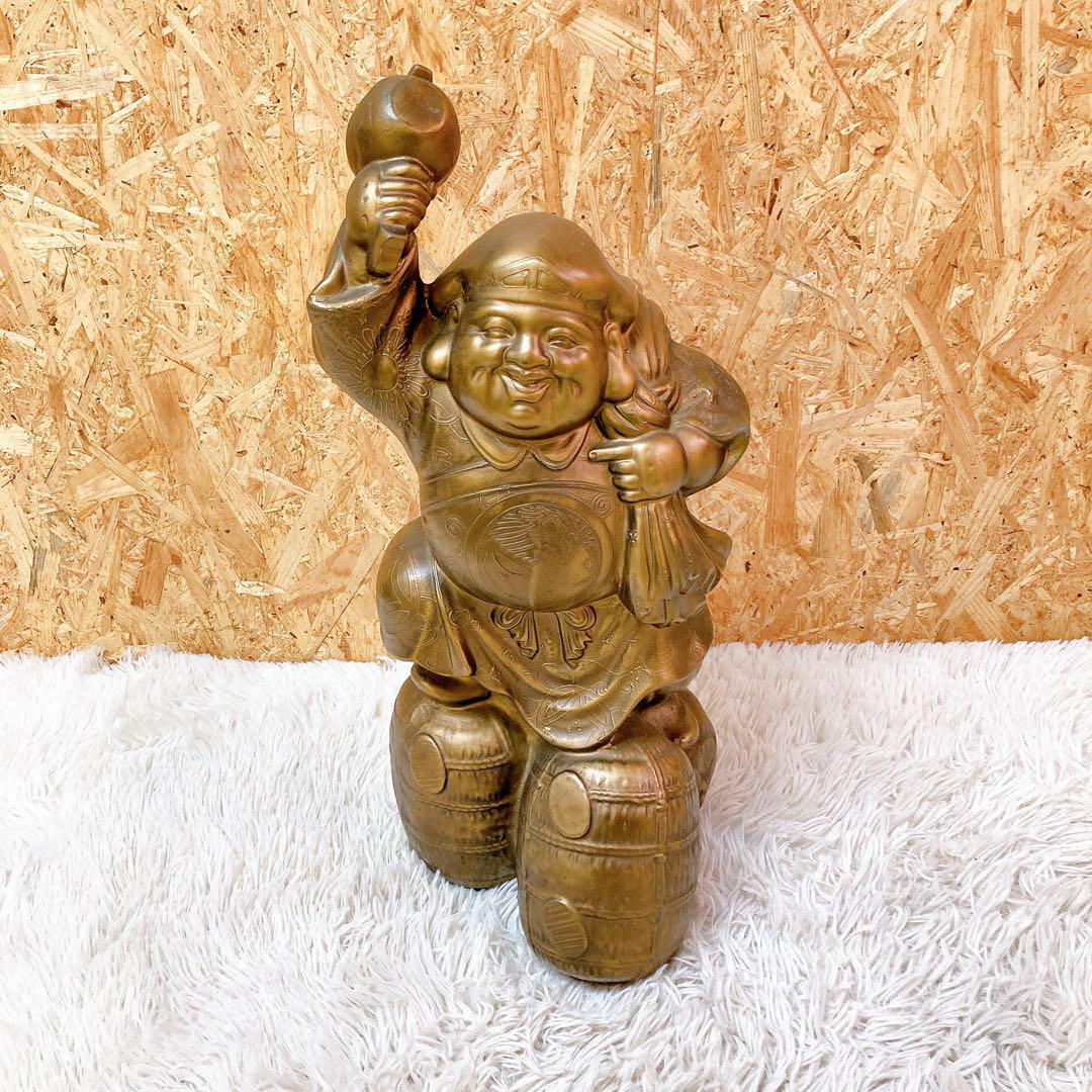 大黒様 お着物 商売繁盛 和風インテリア 縁起物 七福神拍卖