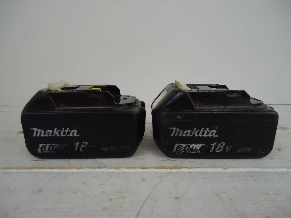 Z3489 送料無料! makita マキタ バッテリBL1860B 2個セット 未検品 商品説明欄必読拍卖