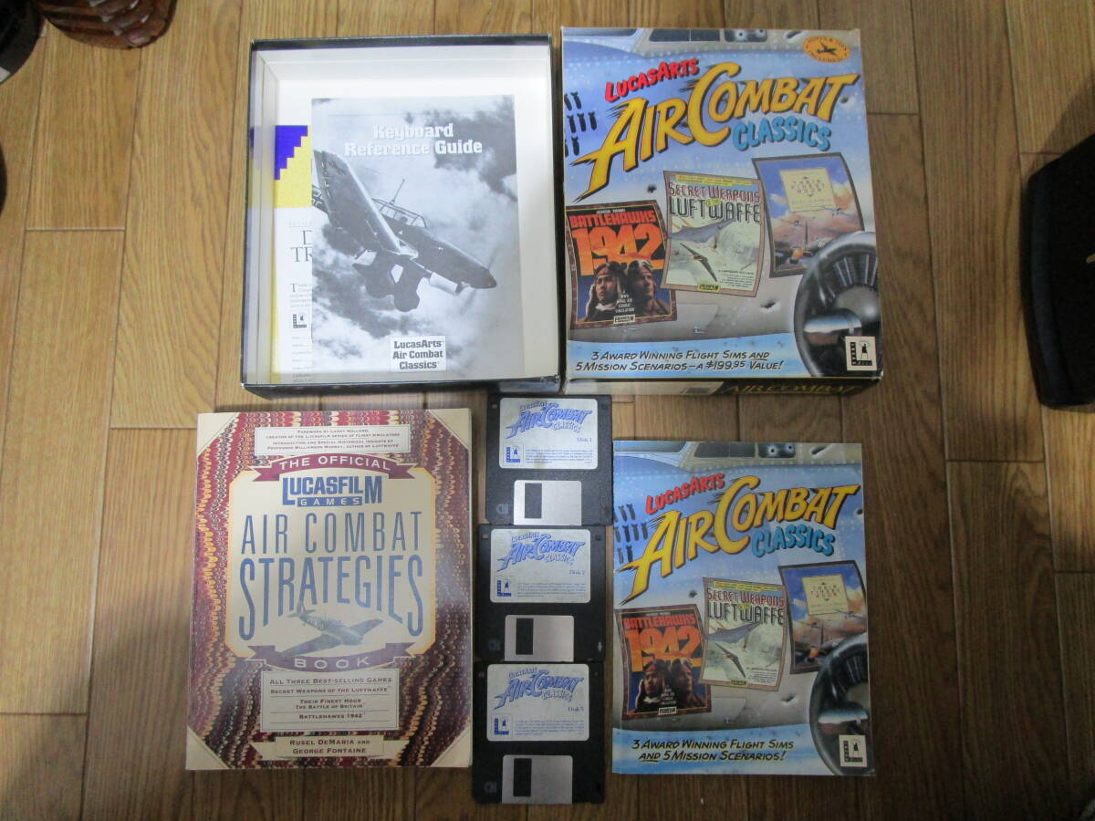 Air Combat Classics 英語版 LucasArts IBMDOS 1994 3.5inchFD BIGBOX 中古 拍卖