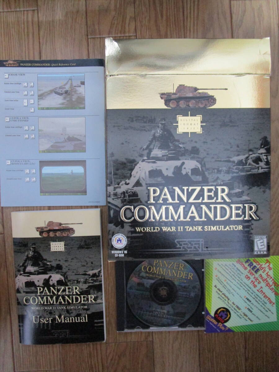 Panzer Commander 英語版 SSI Mindscape Windows95 1998 CDROM BIGBOX 中古 英語説明書付き(日本語取説なし)拍卖