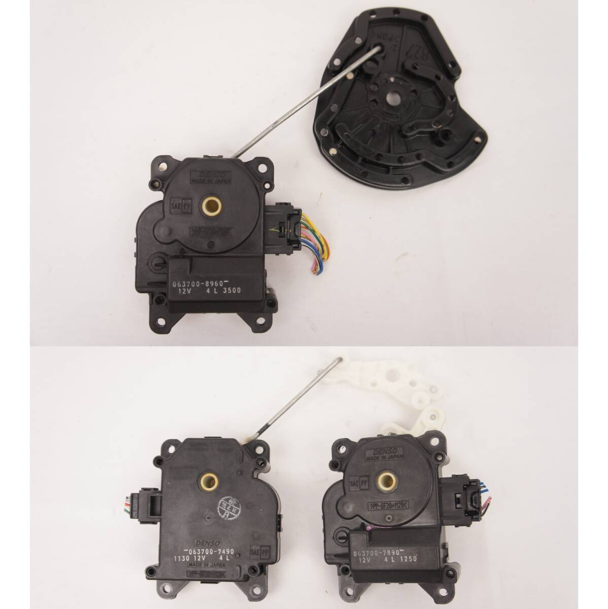 実働 3個セット エアコンサーボモーター NNP10 後期 130i ポルテ外し 参考 87106-52030 87106-52010 87106-52070 NNP11 NNP15 @12595s拍卖