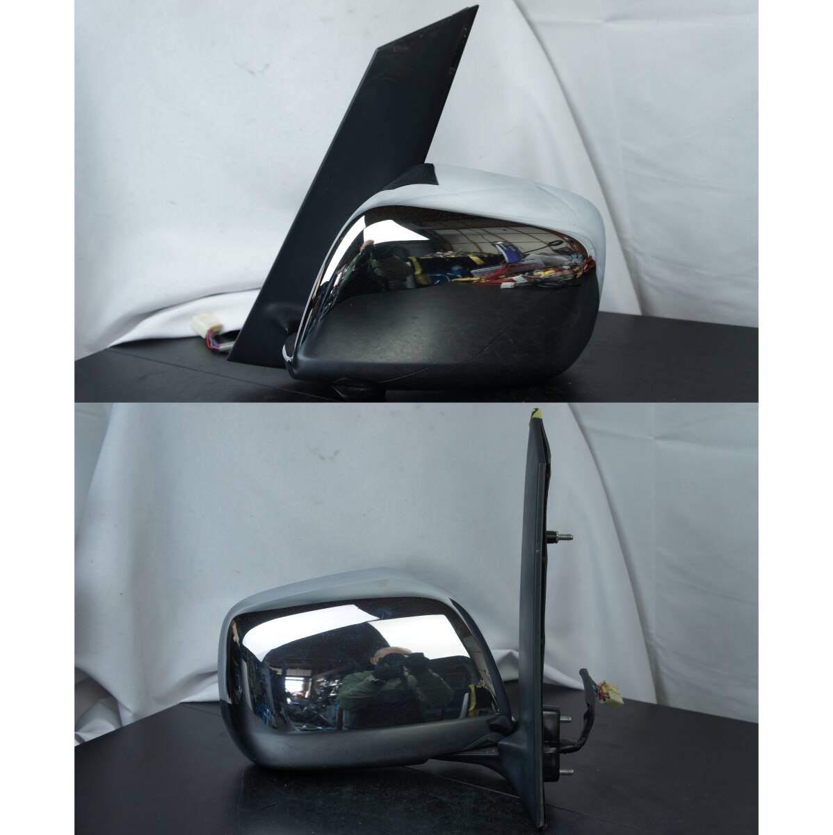 左右セット メッキ 5P サイドミラー AZR60G 後期 ノア外し 参考 87940-28770 87910-28790 AZR65G ヴォクシー 前期 右開閉× @13351s拍卖