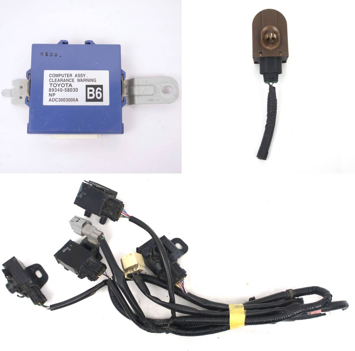 実働 89348-33020 リアバンパー ソナー センサー ブザー他付 ANH25W 前期 ヴェルファイア外し 参考 8934158030C1 ANH20 GGH20 GGH25@12380s拍卖