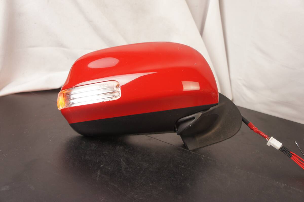 動作OK 運転席側 7P サイドミラー 3P0 レッド NCP81G 後期 DICE シエンタ外し ウインカー 右 参考 87910-52860 NCP85G @12891s拍卖
