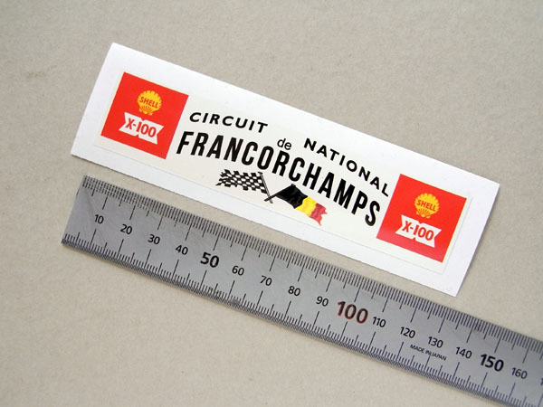 スパ・フランコルシャン ステッカー 1960年代 ツーリングカー選手権 BMW、ポルシェ、NSU、フェラーリ、アルファなど拍卖