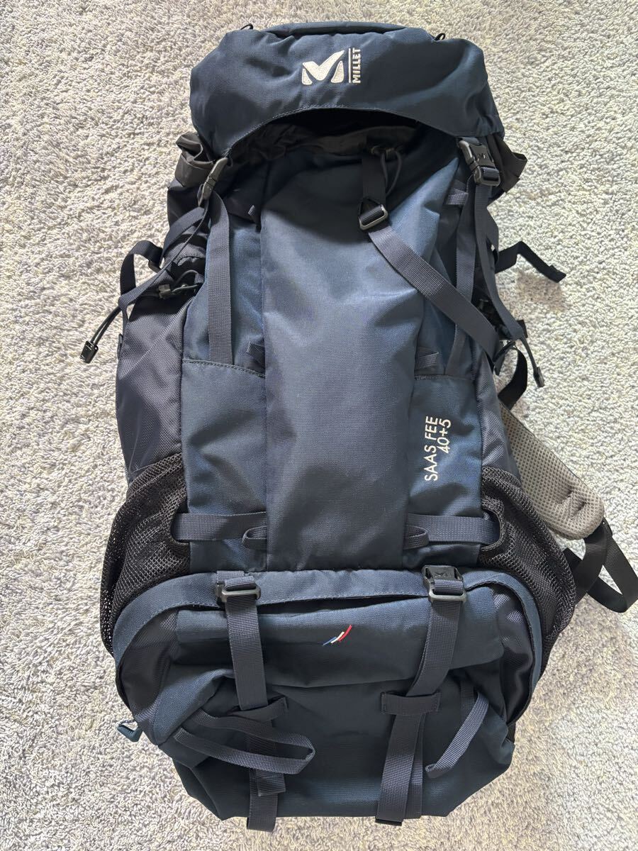 MILLET ミレー サースフェー SAAS FEE バックパック リュック 登山 ネイビー M拍卖