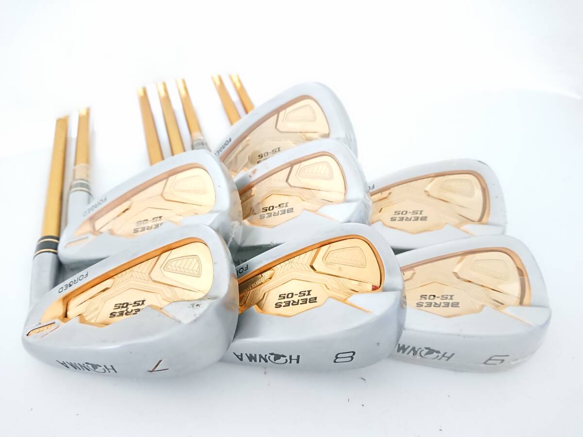 間ゴルフ◆◆ 最高級 ベレス BERES IS-05 4星<★★★★>仕様 K24刻印 純金 GOLD <新品&美品>豪華7本組!!! ◆◆定価¥1.232.000円!!!拍卖
