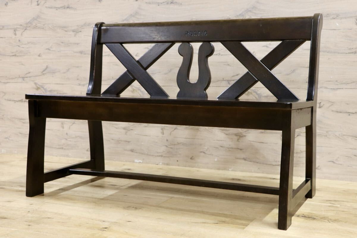 GMIH173A○karimoku/カリモク RUSTIC ルスティック ベンチ ダイニングチェア レトロ カントリーコロニアル 人気廃番シリーズ 国産家具拍卖