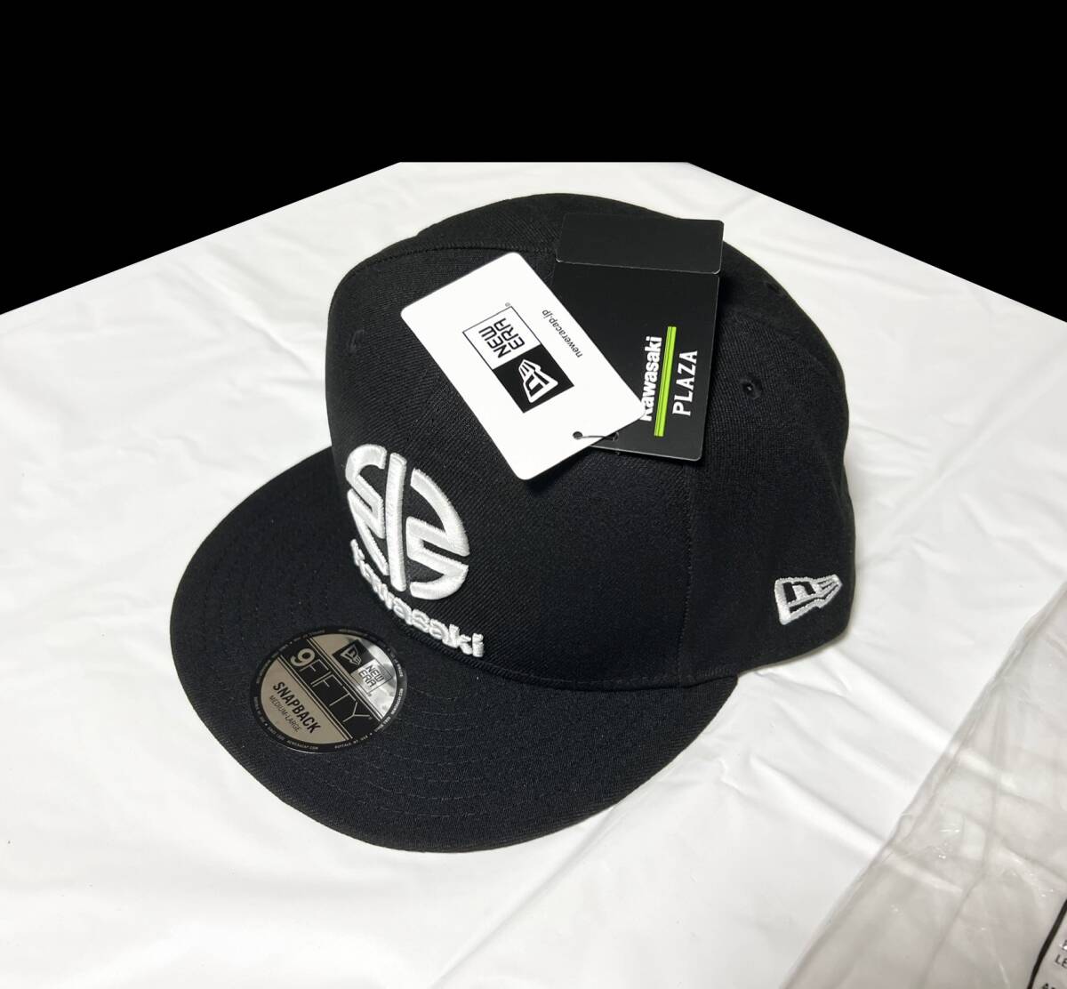 新品未使用 タグ付き ☆ カワサキ KAWASAKI 正規品 ☆ ニューエラ製 ☆ カワサキ リバーマーク キャップ ☆ 帽子 ☆拍卖
