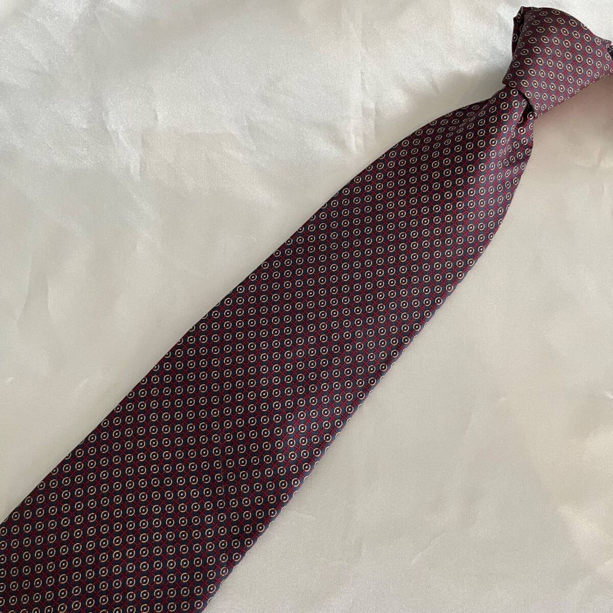 BALMAIN バルマン グレー 柄 ネクタイ su60拍卖