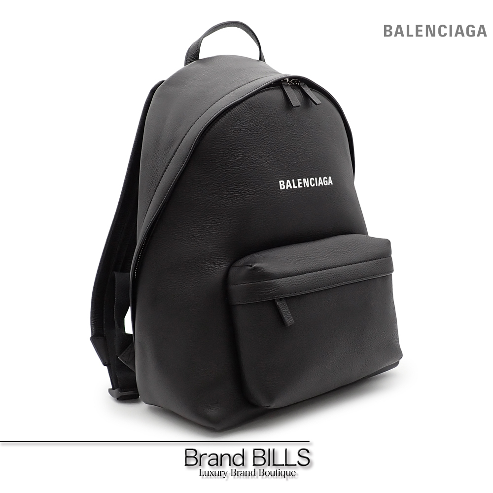 未使用品 BALENCIAGA バレンシアガ エブリデイ バックパック リュック ユニセックス カーフスキン ブラック 552374拍卖