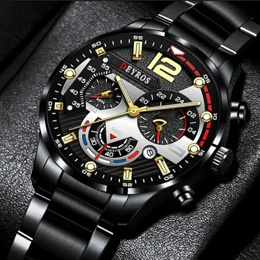 ② 即決 送料無料 ■DEYROS ■ メンズ 腕時計 検索 ウォッチ ビジネス フルスチール クォーツ トップブランド ラグジュアリー カジュアル拍卖