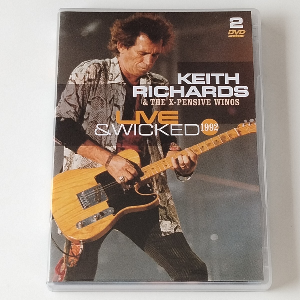 【2枚組DVD】キース・リチャーズ KEITH RICHARDS & THE X-PENSIVE WINOS/LIVE&WICKED 1992/ローリングストーンズ ROLLING STONES/IMM940260拍卖