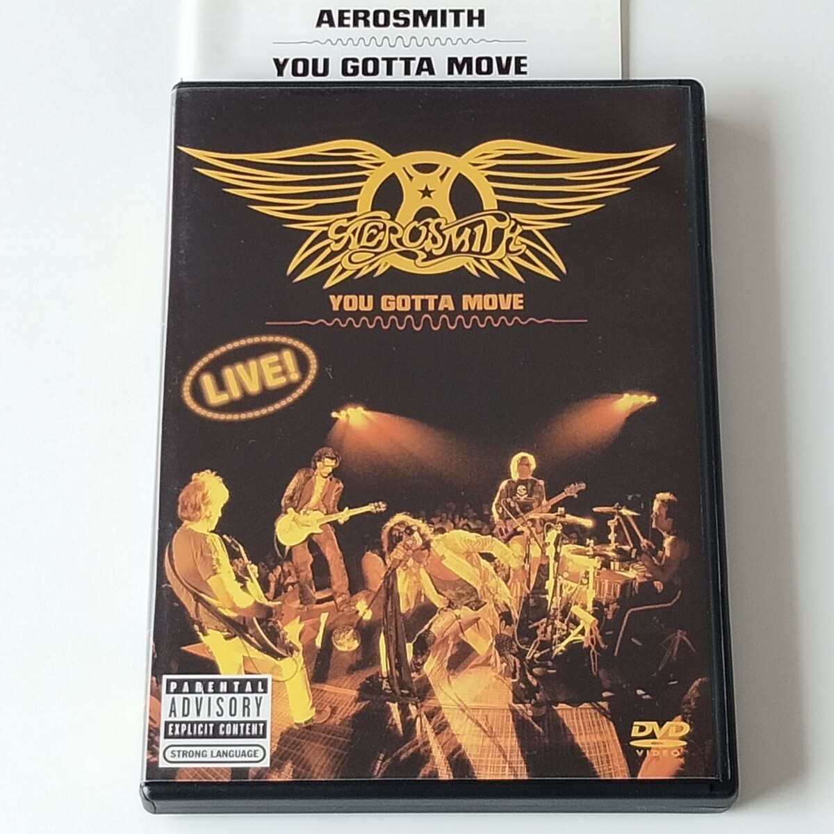 【DVD+ボーナスCD】AEROSMITH/YOU GOTTA MOVE(SIBP48/9)エアロスミス/ユー・ガッタ・ムーヴ/2004年ライヴ/HONKIN' ON BOBO メイキング収録拍卖