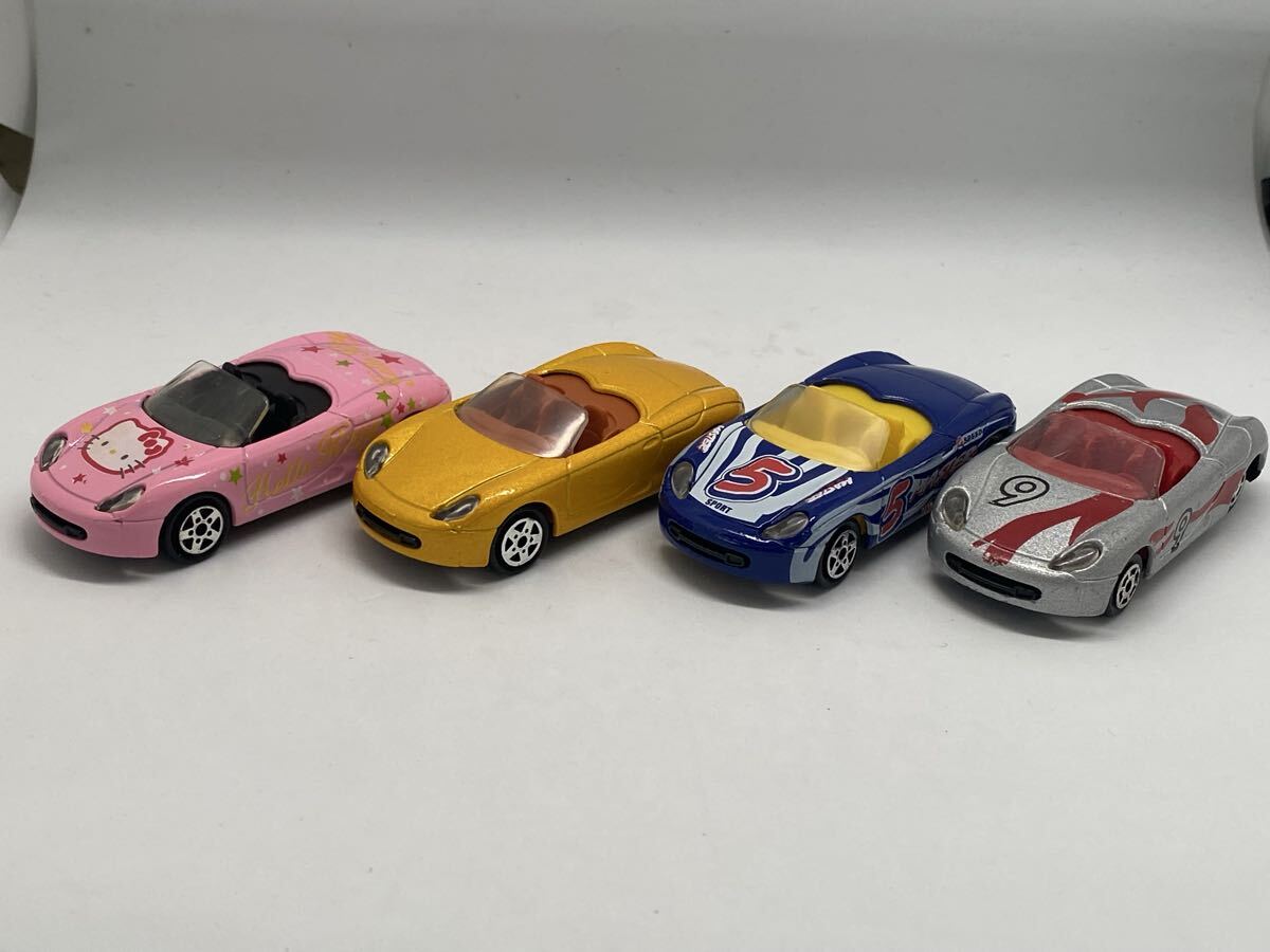 トミカサイズ マジョレット ポルシェ ボクスター 4種類まとめて majjorette Porsche Boxster キティ拍卖