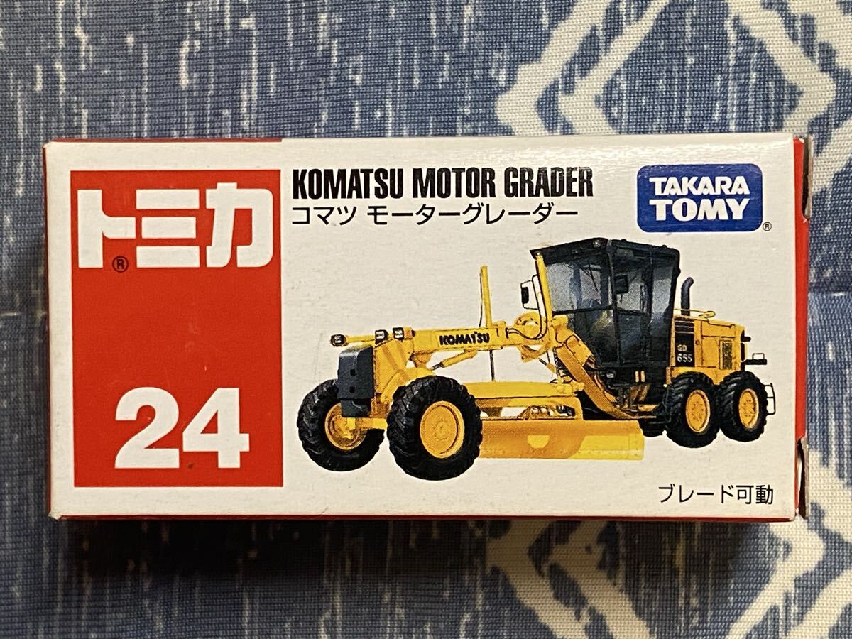 トミカ 赤箱24 コマツ モーターグレーダー拍卖