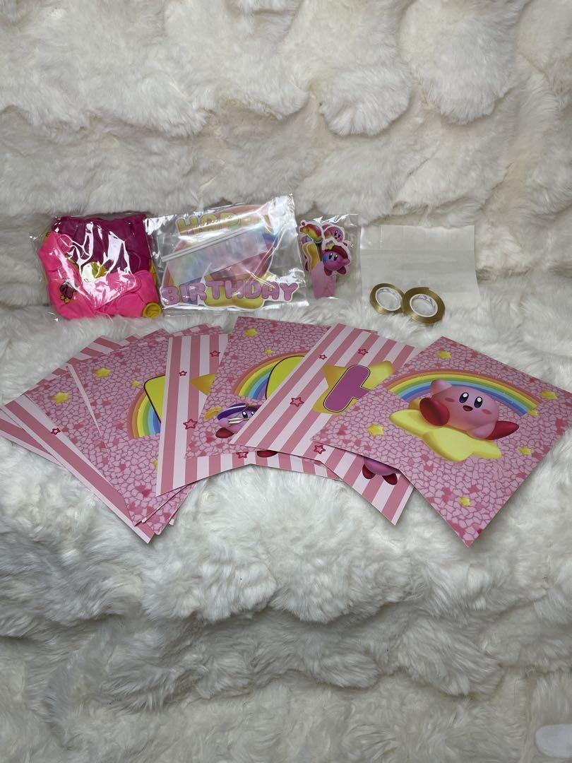 K154 星のカービィー 誕生日 飾り付け 風船拍卖