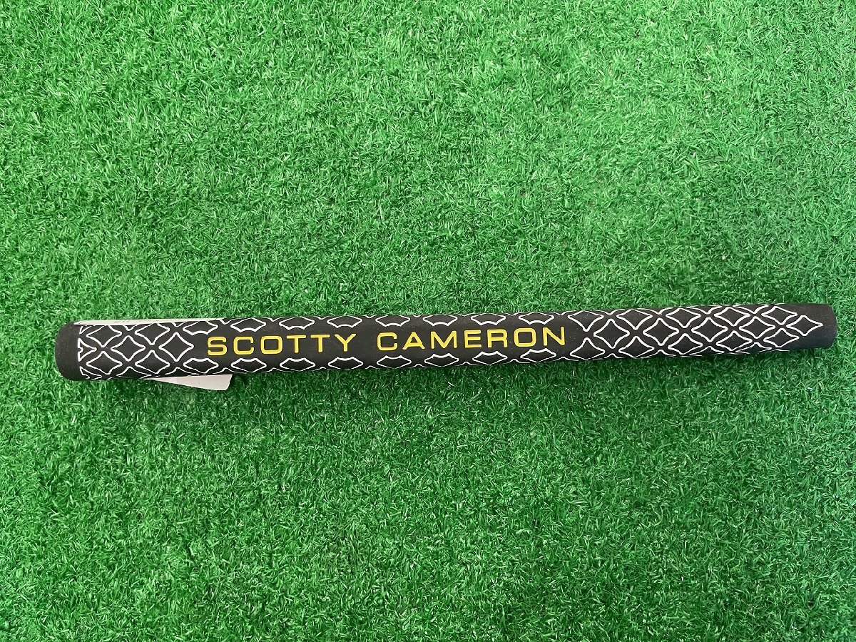 未使用品 USモデル正規品 スコッティキャメロン グリップ ピストレロプラス ブラック/ホワイト/イエロー scotty cameron ■*MP@1*V*087拍卖