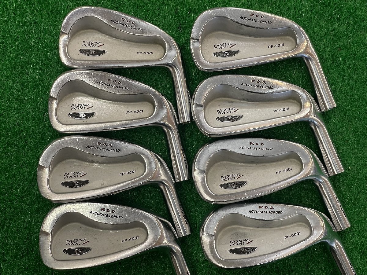 アイアンヘッド パッシングポイント PP-9001 4I~PW用,AW 8個セット 三浦技研 passing point miura ■*MP@1*V*087拍卖
