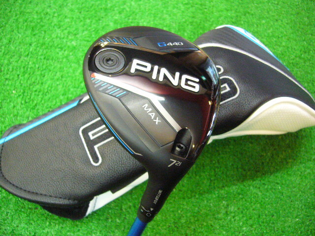 美品 ピンPING G440 MAX 7W 21度 ALTA J CB BLUE (SR) マックス アルタ ジェイ シービー ブルー ヘッドカバー付 レンチ無 *MP@1*L*050拍卖