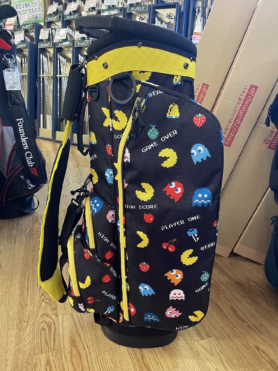 パックマン OCB0008 PAC-MAN キャディーバッグ イエロー 9.5型 バンダイナムコ ネームプレートなし ■*MP@1*V*087拍卖