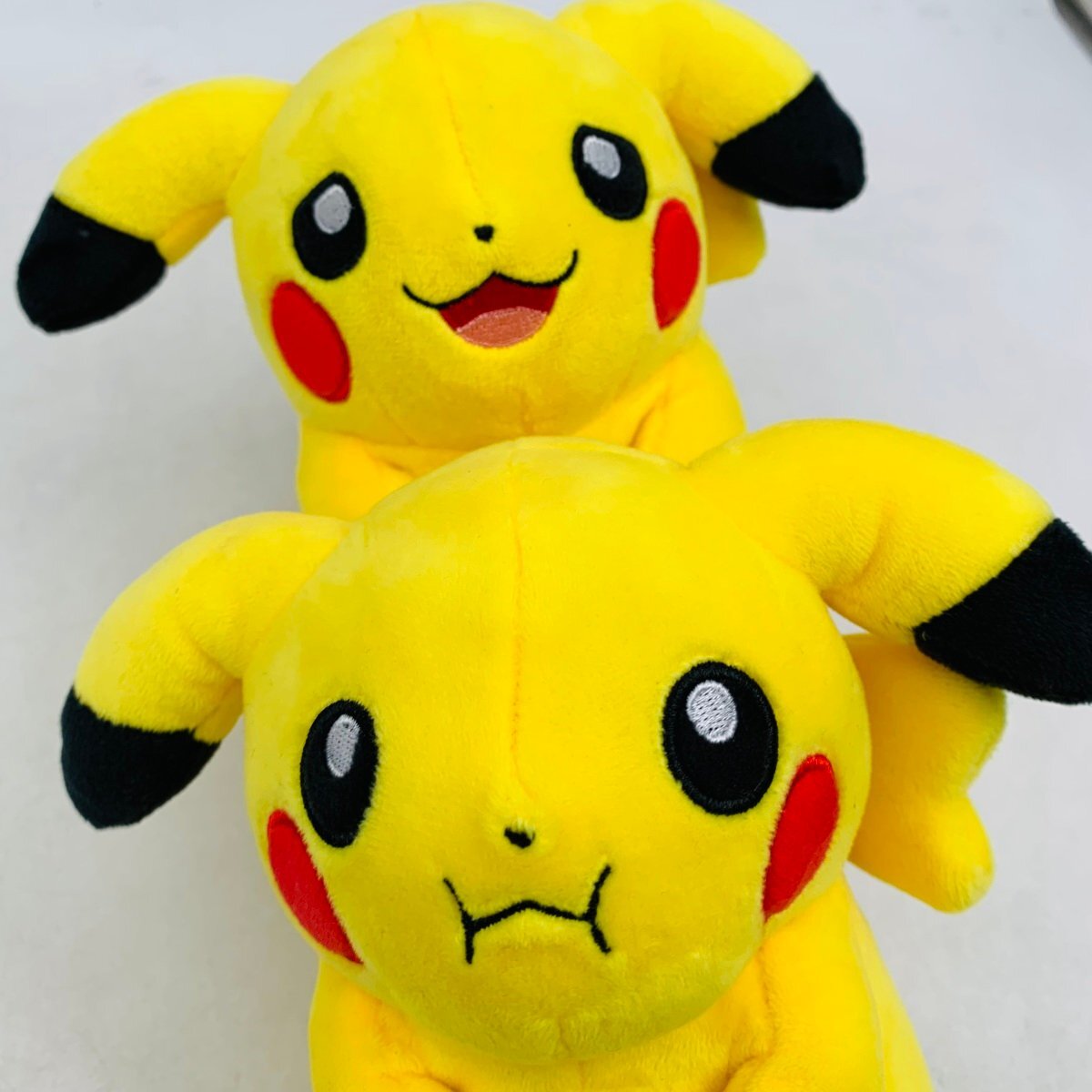 中古品 ポケモンセンター ポケットモンスター My PIKACHU ピカチュウ たれ耳 メス オス 2種セット拍卖