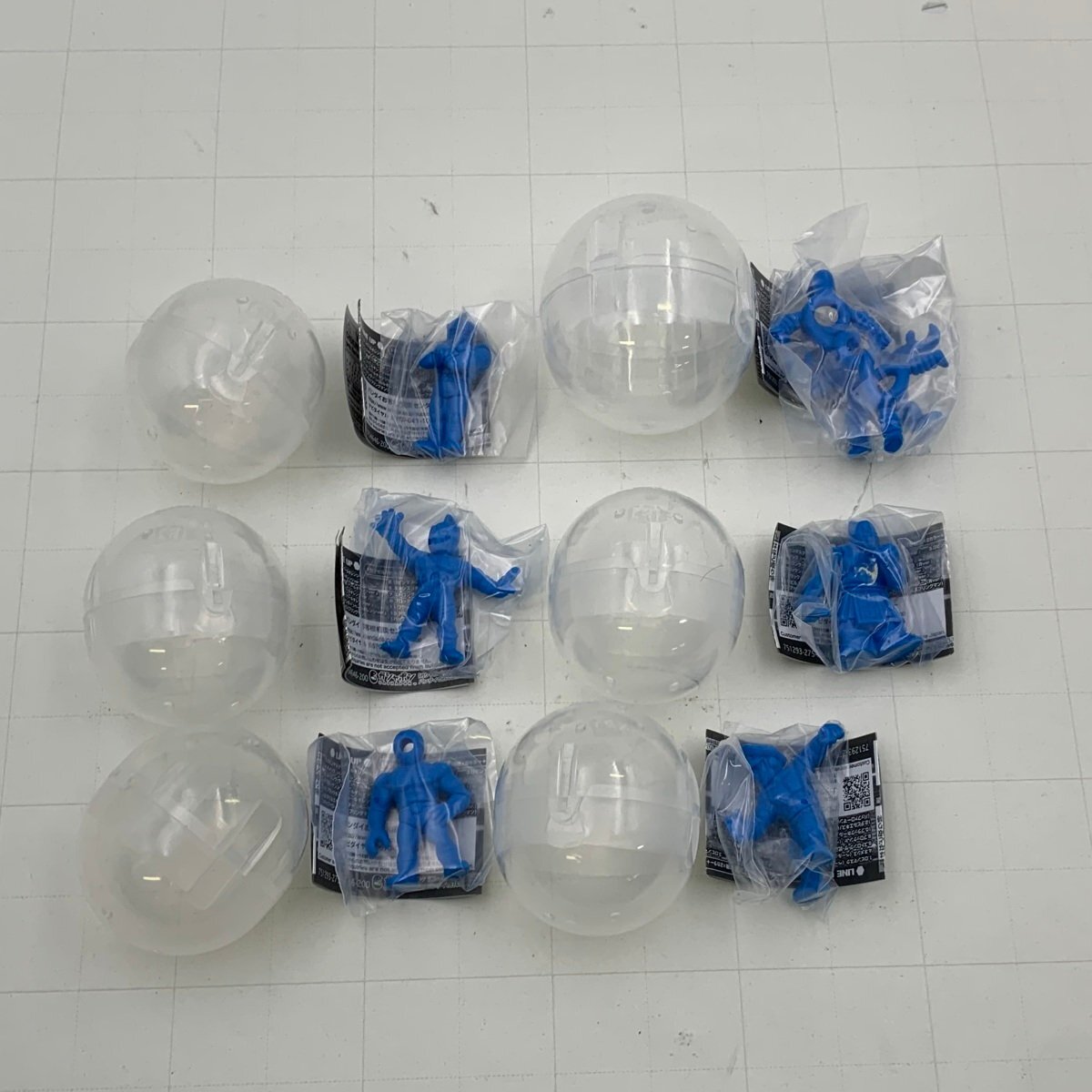 新品 バンダイ キンケシ24 キン肉マン 青 ver. 6種セット拍卖