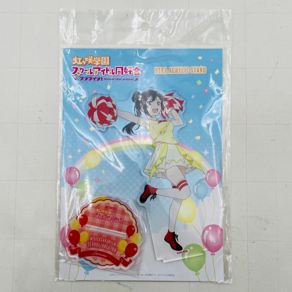 新品未開封 ラブライブ! 虹ヶ咲学園スクールアイドル同好会 デカアクリルスタンド 優木せつ菜 チア ver.拍卖