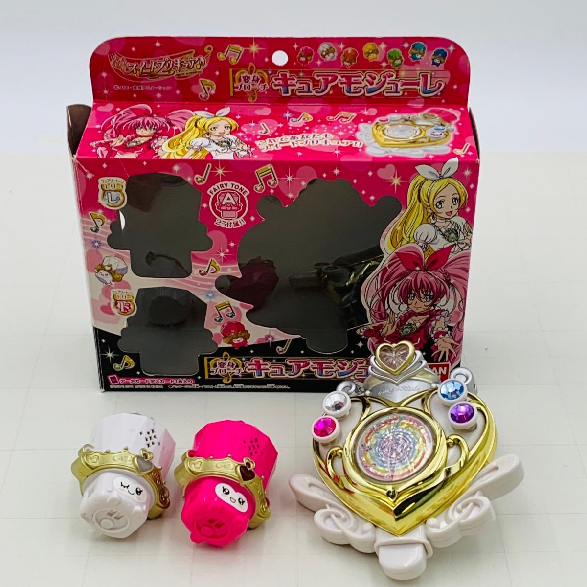 難あり中古品 バンダイ スイートプリキュア 変身ブローチ キュアモジューレ拍卖