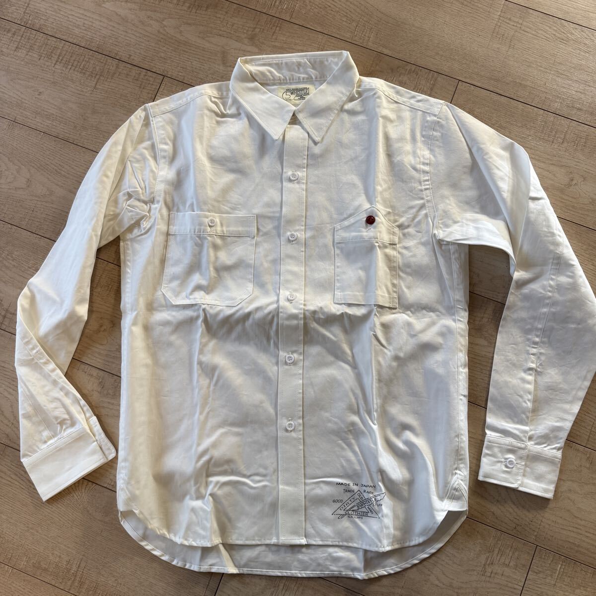 新品 5WHISTLE NORTH NO NAME ノースノーネーム フォックスフォードシャツ 白 S拍卖