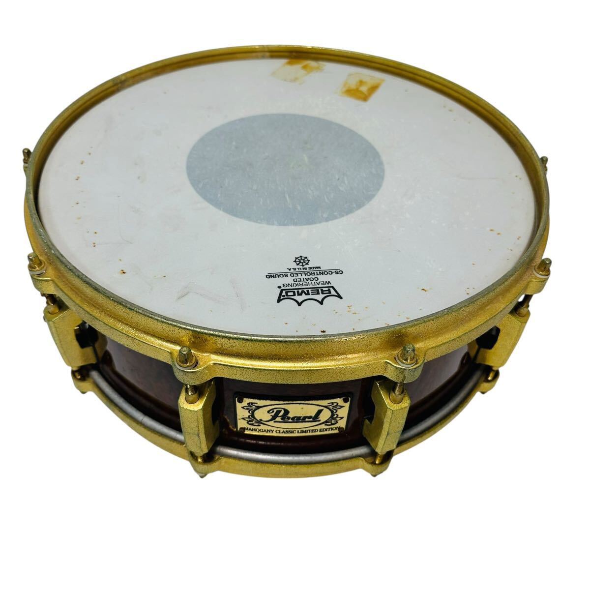 即決 送料無料 Pearl パール製マホガニー MH-5314G スネアドラム コールドパーツ仕様 14拍卖