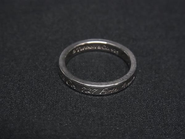 1円 TIFFANY&Co ティファニー ノーツナロー ニューヨーク SV925 リング 指輪 アクセサリー 約9号 レディース シルバー系 BM9165拍卖