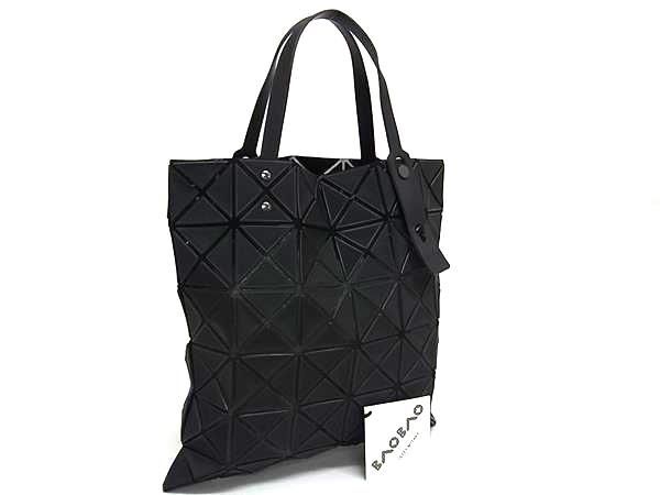 ■新品同様■ BAO BAO ISSEY MIYAKE バオバオイッセイミヤケ ルーセント マット PVC ハンドバッグ トートバッグ ブラック系 FT0454拍卖