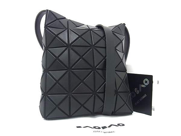 ■新品同様■ BAO BAO ISSEY MIYAKE バオバオイッセイミヤケ PVC クロスボディ ショルダーバッグ ポシェット ブラック系 DB2639拍卖