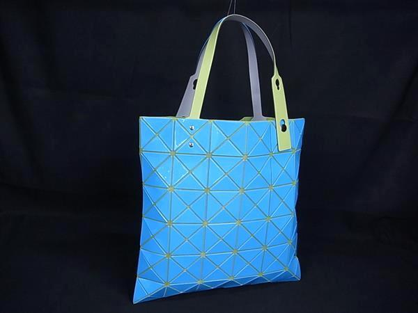 ■新品■未使用■ BAO BAO ISSEY MIYAKE バオバオイッセイミヤケ ルーセント PVC ハンドバッグ トートバッグ ライトブルー系 FS4666拍卖