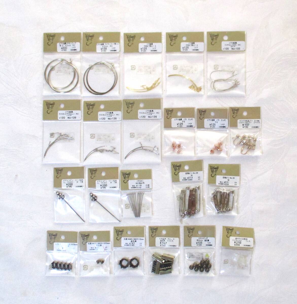 貴和製作所 金属パーツ色々まとめてセット★ピアス金属・ピン拍卖