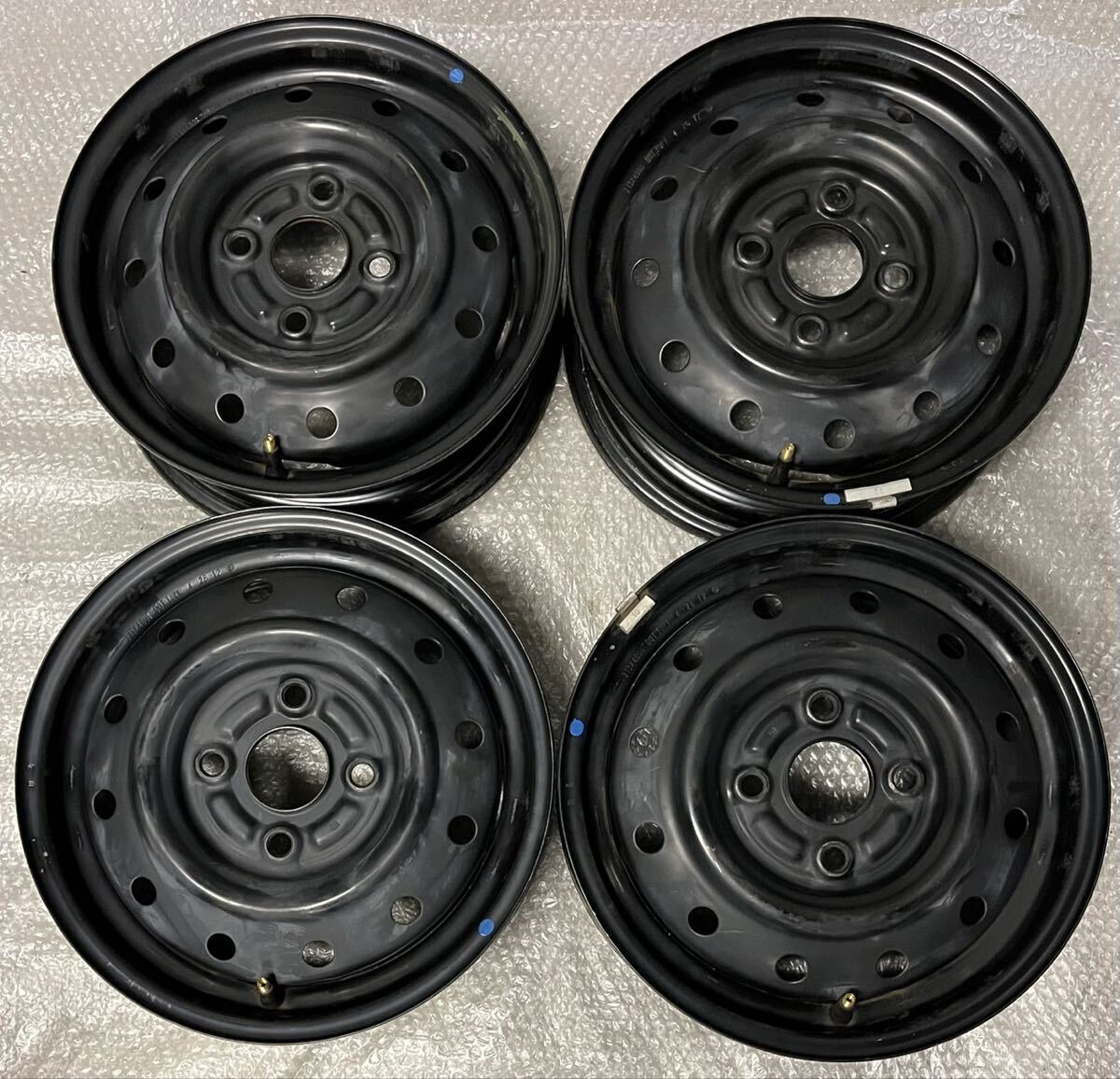 純正 スズキ スチールホイール 鉄チン 13インチ 4.00 PCD100 4穴 4本セット拍卖