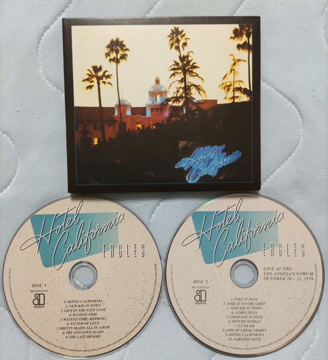 再値下40周年限定盤2CDパンデットED紙ジャケデジリマスター EAGLES イーグルス フライ健在史上の名作【ホテルカリフォルニア+ライヴ】輸入拍卖