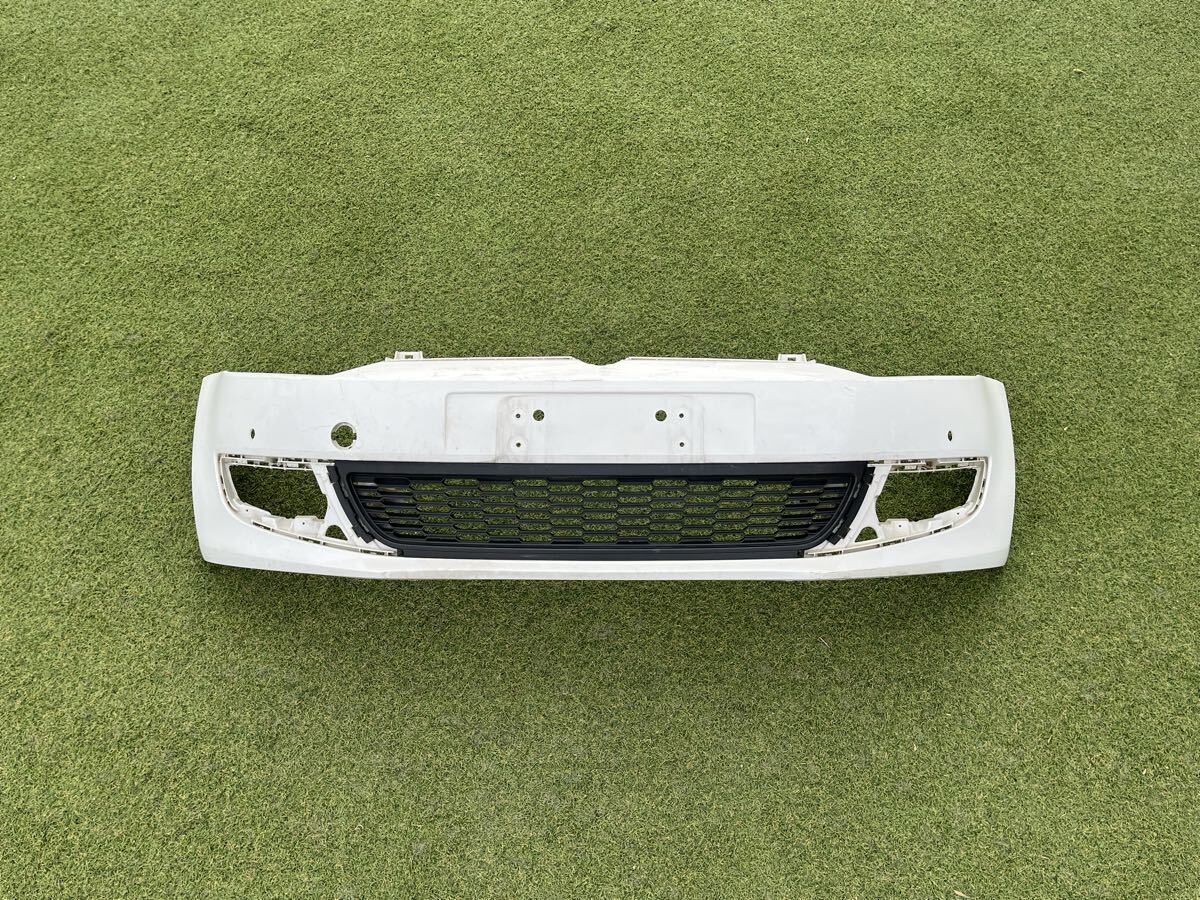 フォルクスワーゲン 純正 VW ワーゲン 6R 6RCBZ ポロ フロントバンパー ホワイト系 6R0807221 【AL739】拍卖