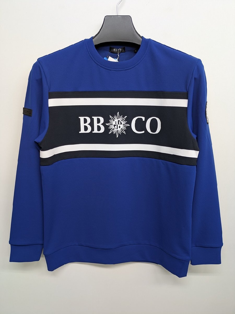 トレーナー 20%OFF BBCO 秋冬物 ロゴ入り 切り替え(L)送料無料 新品拍卖