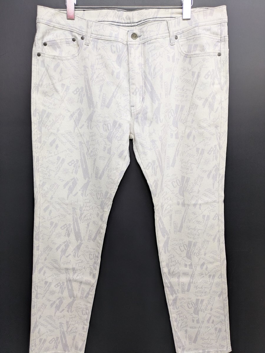 デニム 20%OFF BBCO 秋冬物 ストレッチ プリント ロゴ入り(100cm)送料無料 新品拍卖