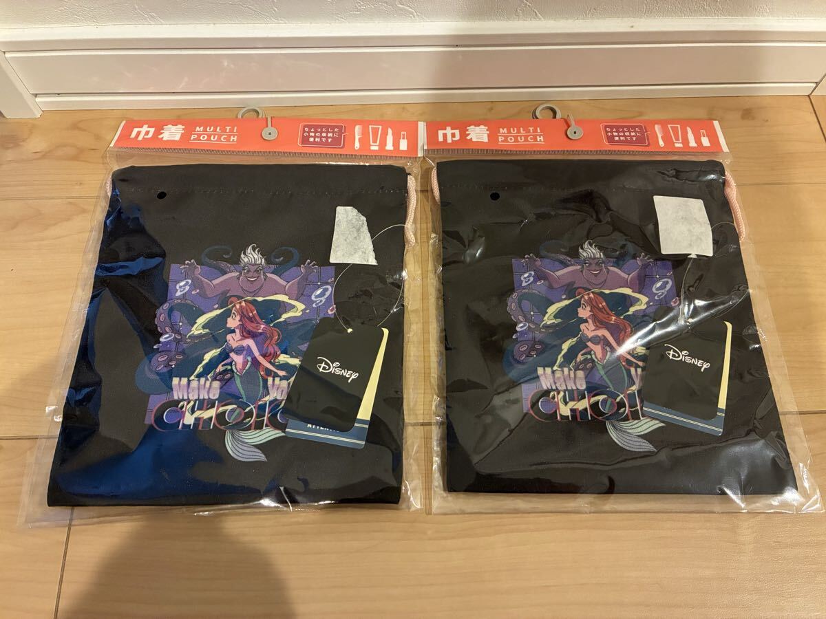 ディズニー アリエル 巾着 2個セット 新品拍卖