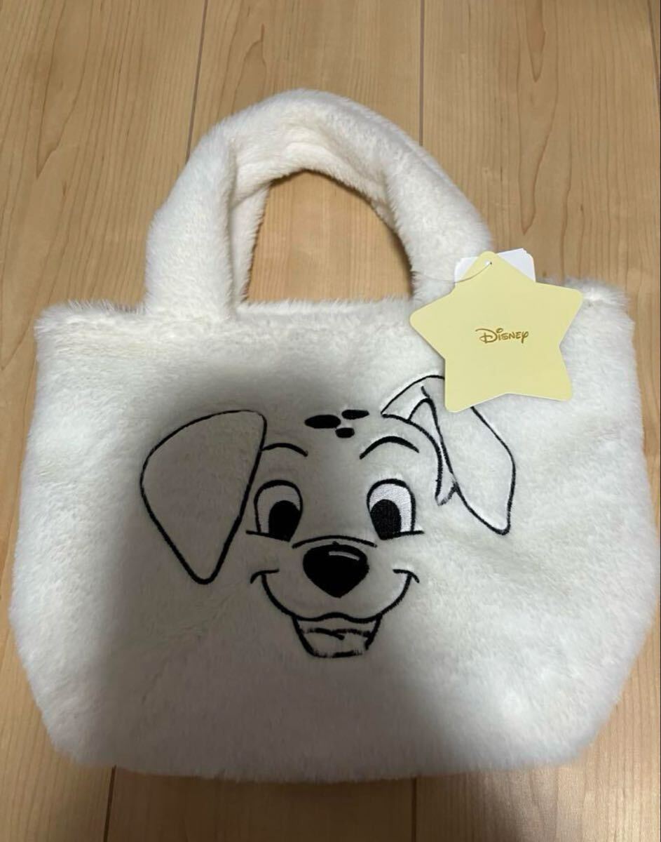 101匹わんちゃん もこもこトートバッグ ランチトートバッグ ディズニー 新品拍卖
