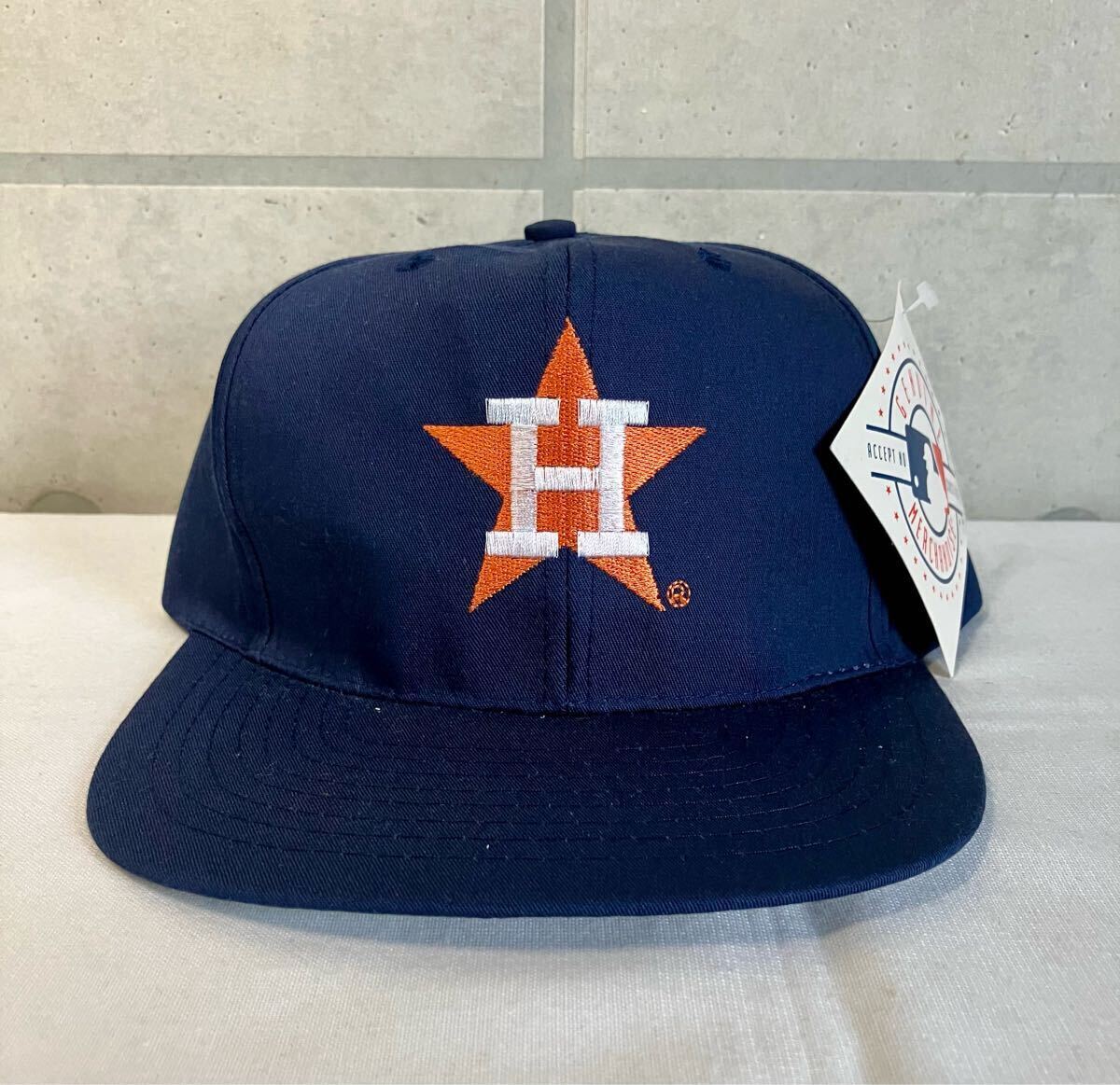 未使用 タグ付 / MLB HOUSTON ASTROS Vintage Snapback Cap / Deadstock スナップバックキャップ / オールドスクール /拍卖