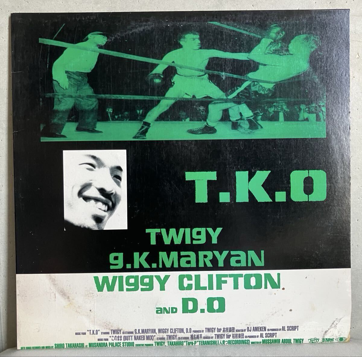 美盤 12inch / TWIGY - T.K.O / GK MARYAN, WIGGY CLIFTON & D.O 椎名純平 / 日本語ラップ HipHop Rap R&B拍卖