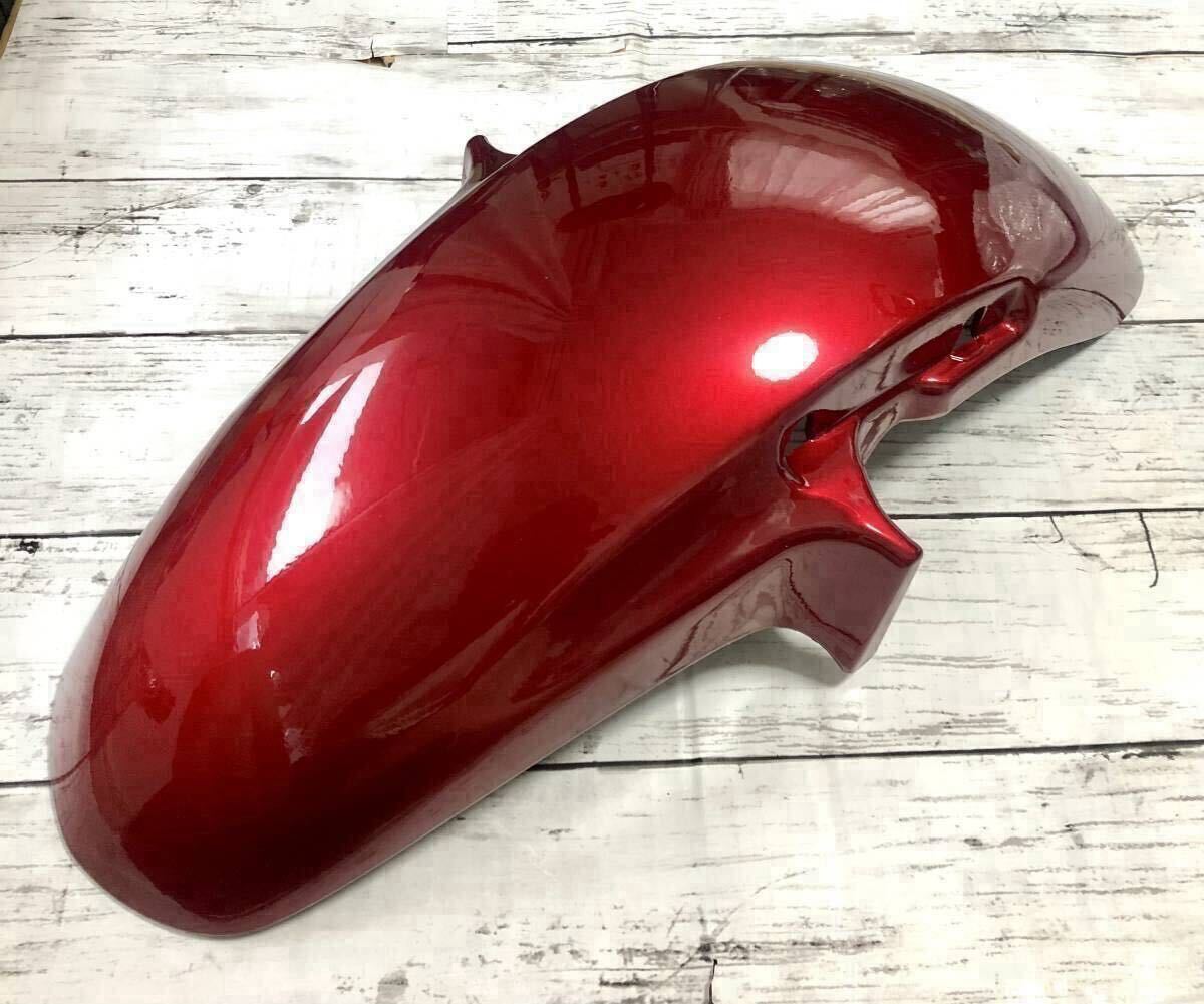 【新品/訳ありA】新品 CB400SF フロントフェンダー キャンディ系レッド NC42 Revo NC39 塗装済み 赤拍卖