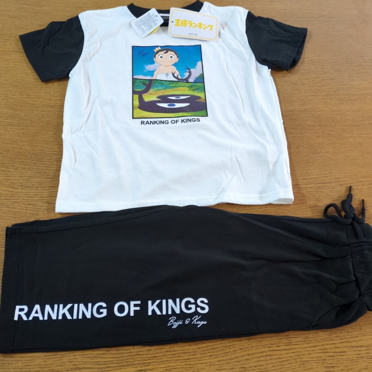W☆新品☆王様ランキング☆パジャマ☆サイズ130cm☆半袖・半パンツ☆白色・黒色☆男の子用☆No.2776拍卖