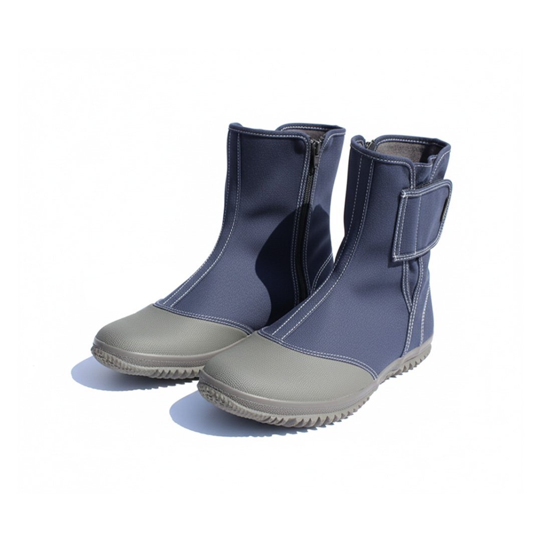 【3~4日以内発送】実用地下 ミドルワークブーツ (ネイビー4L/28.5-29.0) 長靴 メンズ レディース 作業 地下足袋 農作業 ガーデニング DIY拍卖